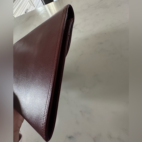 Cartier Les must de Cartier Collection Burgundy Leather Clutch; Great Condition! - Picture 15 of 15